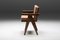 Bürostuhl aus Schilfrohr und Palisander von Pierre Jeanneret, 1955 10
