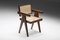 Office Chair in Cane and Rosewood by Pierre Jeanneret, 1955, Image 13