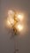 Hollywood Regency Wall Sconces with Gold Plated Bronze Leaves, Set of 2 3