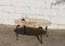 Vintage French Onyx Marble & Brass Coffee Table, Image 3