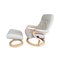 Fauteuil Inclinable et Repose-Pieds Zerostress en Cuir de Himolla, Set de 2 1