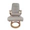 Fauteuil Inclinable et Repose-Pieds Zerostress en Cuir de Himolla, Set de 2 2