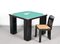 Italian Black Lacquered Wood Molinari Game Table and Chairs from Pozzi, 1970s, Set of 5 18