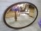 Antique Oval Framed Victorian Mirror in Mahogany 7