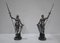 Silver Metal Soldiers, Late 19th-Century, Set of 2 39