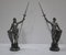 Silver Metal Soldiers, Late 19th-Century, Set of 2 4