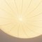 Lampada da soffitto grande in vetro di Murano bianco, Italia, anni '80, Immagine 5