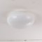 Lampada da soffitto vintage in vetro di Murano bianco, Italia, anni '80, Immagine 6