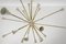 Italian Sputnik Chandelier in Brass and Ivory, 1950s, Image 5