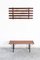 Rosewood Benches with Racks, Italy, 1970s, Set of 2, Image 16