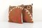 Brown Suzani Cushion Cover, Set of 2 2