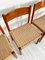 Vintage Danish Teak & Papercord Dining Chairs, 1960s, Set of 4 5