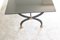 Wrought Iron Dining Table With Black Lacquered Glass, Italy, 1970s 4