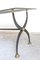 Wrought Iron Dining Table With Black Lacquered Glass, Italy, 1970s 18