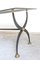 Wrought Iron Dining Table With Black Lacquered Glass, Italy, 1970s, Image 18