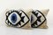 Silk and Velvet Ikat Eye Pillow Covers, Set of 2 2