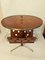 Italian Wooden Living Room Table with Brass Finishes, 1950s, Image 2