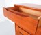 Credenza vintage in teak con gambe a forcina, Immagine 9