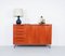 Credenza vintage in teak con gambe a forcina, Immagine 13