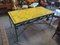 Provencal Dining Table with Wrought Iron Base 1