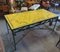 Provencal Dining Table with Wrought Iron Base 3