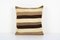 Vintage Striped Organic Hemp Kilim Pillow Cover 1