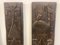 Placche da parete in legno africano intagliato, set di 3, Immagine 9