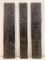 Placche da parete in legno africano intagliato, set di 3, Immagine 1
