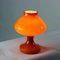 Czechoslovakian Table Lamp in Orange Opaline Glass by Stefan Tabery for OPP Jihlava, 1960s 8