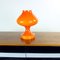 Czechoslovakian Table Lamp in Orange Opaline Glass by Stefan Tabery for OPP Jihlava, 1960s 1