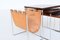 Tables Gigognes en Palissandre et Chrome, Pays-Bas, 1960, Set de 3 11