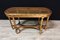 Louis XVI Style Caned Piano Bench in Golden Wood 5