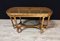 Louis XVI Style Caned Piano Bench in Golden Wood 1