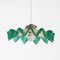 Ceiling Light in Crystal Opaline, France, 1950s 1