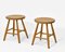 Tabourets Bas Scandinaves en Bouleau de Hagafors, Set de 2 1