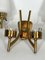 Mid-Century Italian Arredoluce Monza Style Sconces, 1950s, Set of 5 2