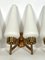 Mid-Century Italian Arredoluce Monza Style Sconces, 1950s, Set of 5, Image 1