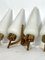 Mid-Century Italian Arredoluce Monza Style Sconces, 1950s, Set of 5, Image 12