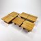 Minimalistic Low Coffee Tables in Oak, 1980s, Set of 4, Image 2