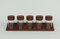 Teak Spice Rack from Digsmed, Set of 6 1