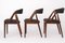 Chaises Vintage en Teck par Kai Kristiansen pour Schou Andersen, 1960s, Set de 4 4