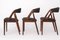 Vintage Chairs in Teak by Kai Kristiansen for Schou Andersen, 1960s, Set of 4 4