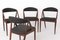 Vintage Chairs in Teak by Kai Kristiansen for Schou Andersen, 1960s, Set of 4, Image 2