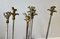 Vintage Turkish Shish Kebab Skewers With Brass Animal Ornaments, Set of 12 6