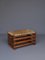 Mid-Century French Pine and Rattan Stool, Image 10