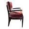 Dining Chairs in Black Laquerade Wood and Velvet, Set of 6, Image 5