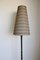 French Floor Lamp in Patinated Bronze by Genet & Michon, 1940s 7