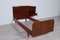 Single Bed Structure with Bedside Table, 1950s, Set of 2, Image 1