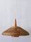 Large Modern Rattan & Copper Pendant Lamp, 1970s, Image 11