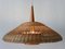 Large Modern Rattan & Copper Pendant Lamp, 1970s, Image 13